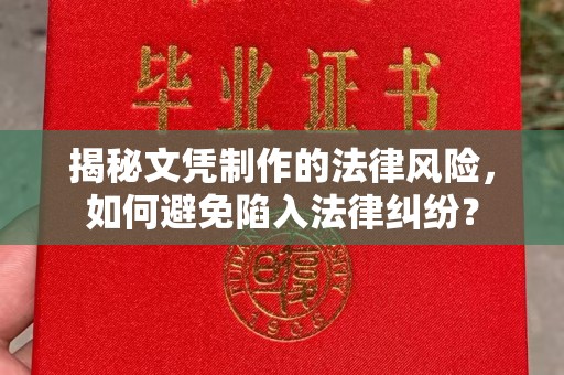 祁县揭秘文凭制作的法律风险，如何避免陷入法律纠纷？