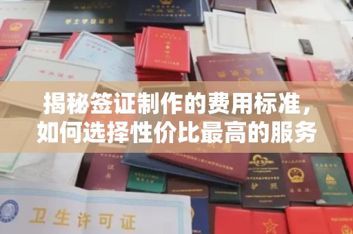 祁县揭秘签证制作的费用标准，如何选择性价比最高的服务？