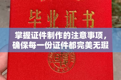 祁县掌握证件制作的注意事项，确保每一份证件都完美无瑕