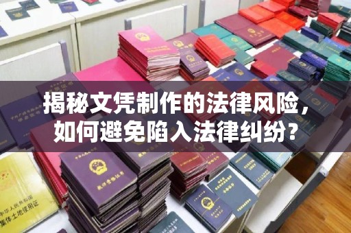 祁县揭秘文凭制作的法律风险，如何避免陷入法律纠纷？