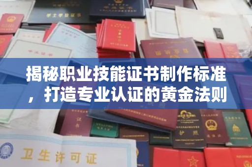 祁县揭秘职业技能证书制作标准，打造专业认证的黄金法则